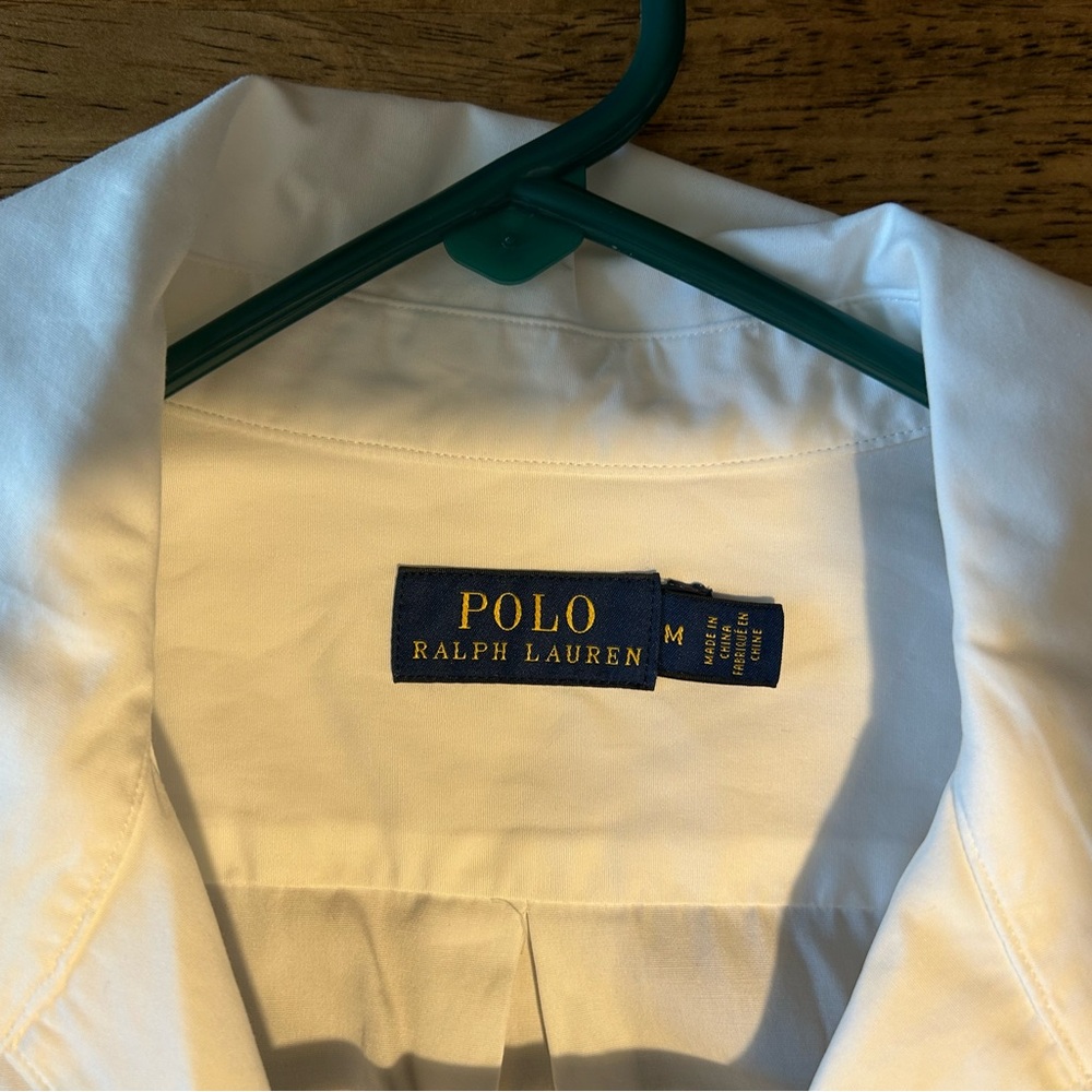 Polo white women’s lace up shirt - Picture 3 of 4